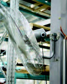 wall mounted fan industrial
